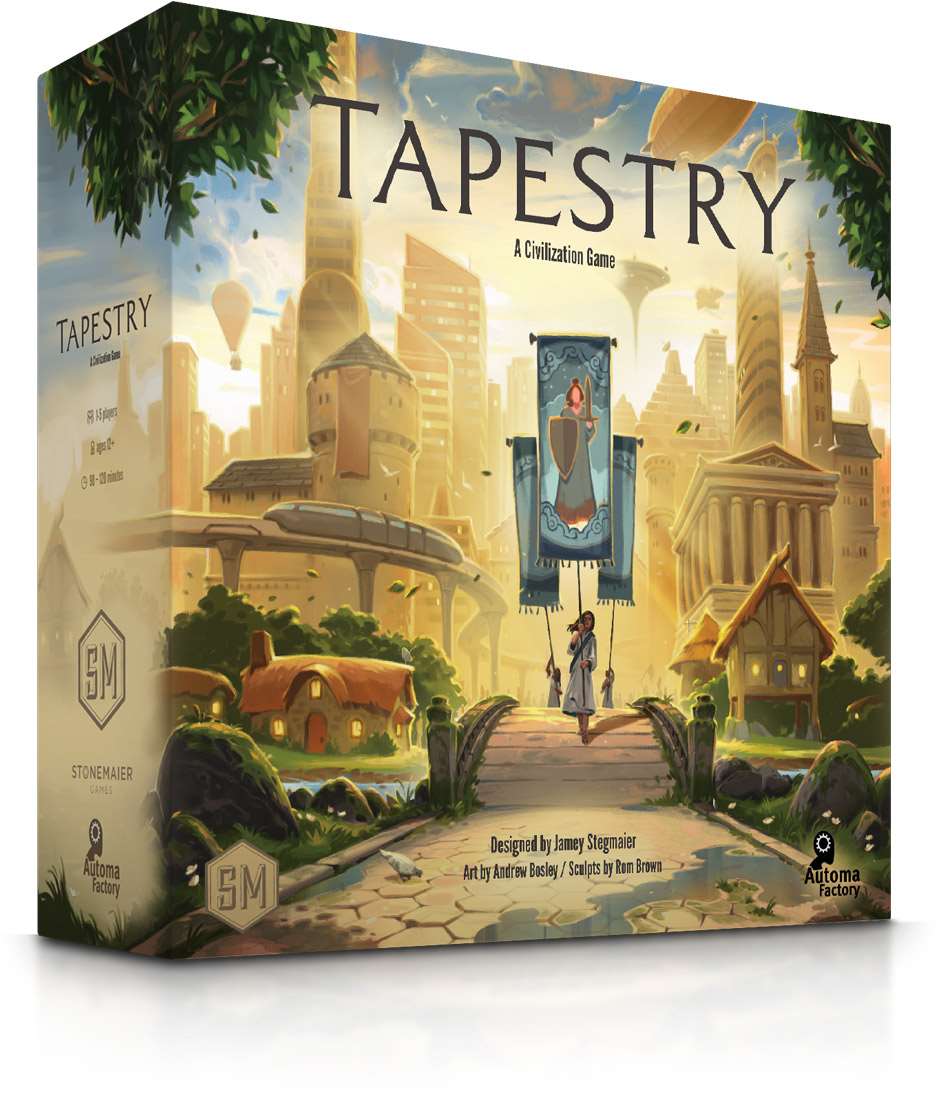 Настільна гра Tapestry (Эпохи, Гобелен) (EN), для 1-5 гравців, час гри > 60хв. - KUBIX