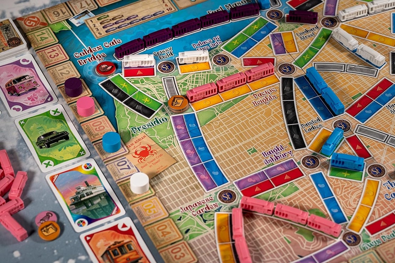 Настольная игра Ticket to Ride: Сан-Франциско (Билет на поезд. Сан Франциско) (EN), бренду Days of Wonder, для 2-4 гравців, час гри < 30мин. - 3 - KUBIX 