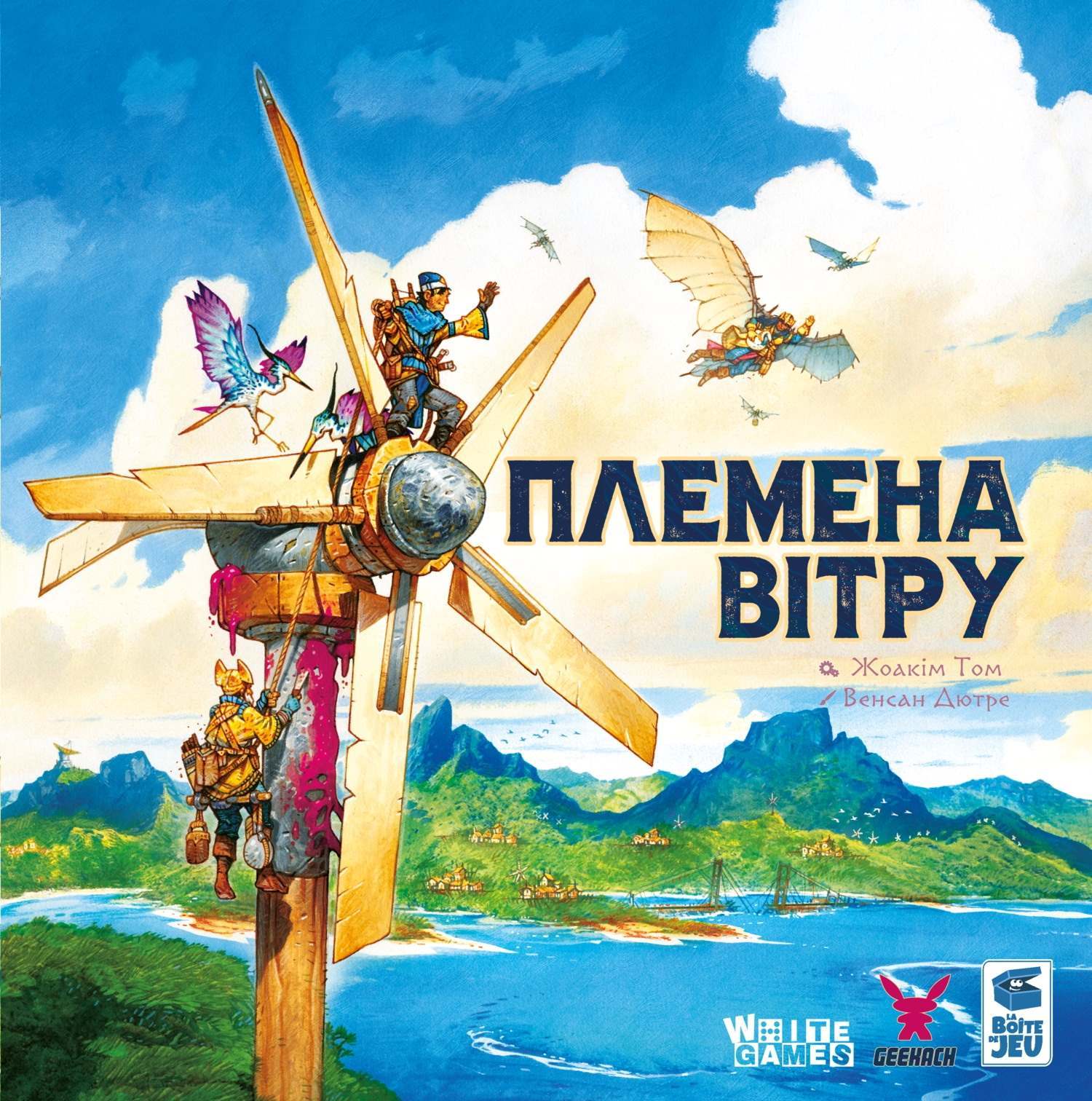 Настільна гра Племена вітру (Tribes of the Wind), бренду Geekach Games, для 2-5 гравців, час гри < 60хв. - 6 - KUBIX 