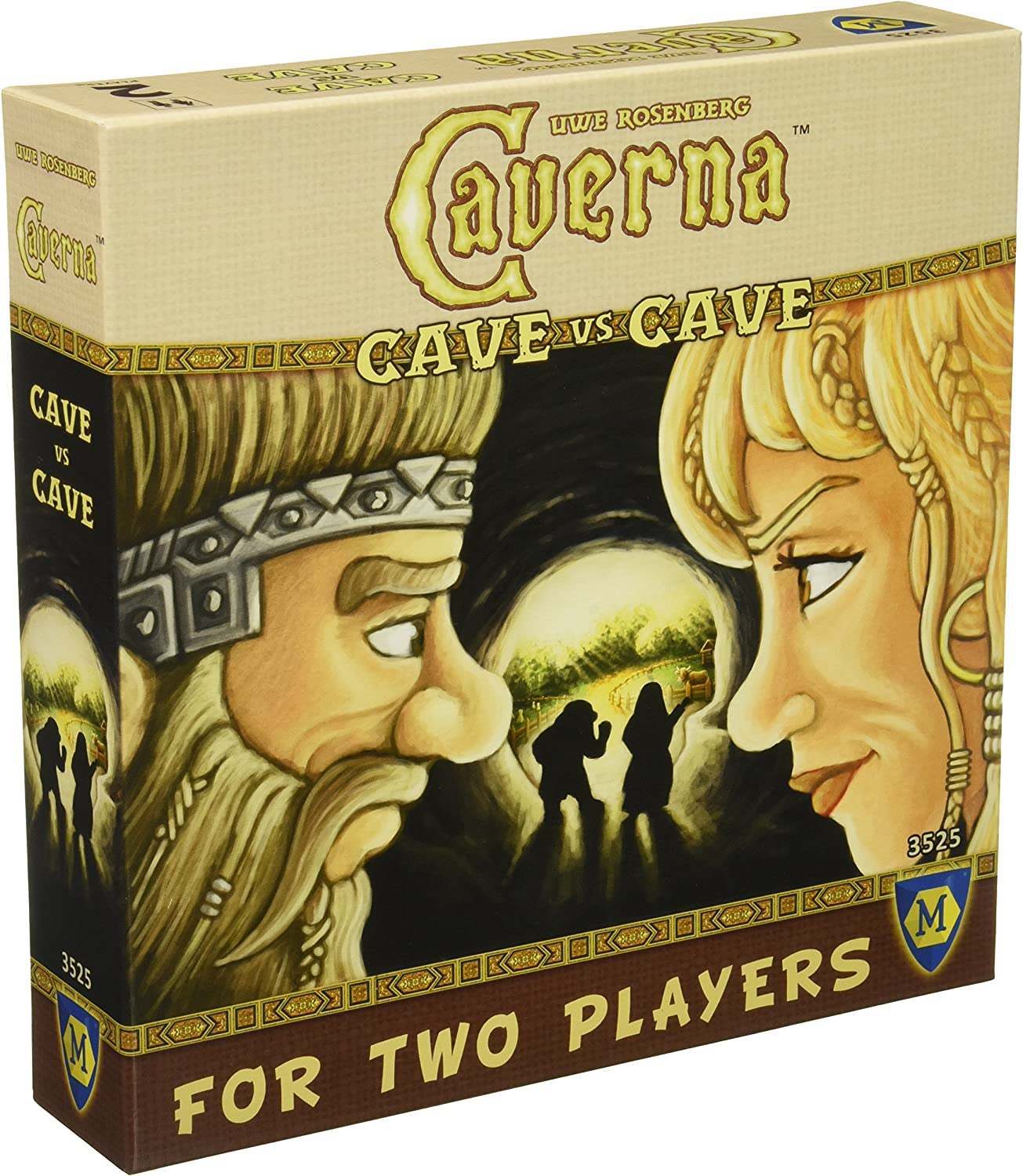 Настільна гра Caverna: Cave vs Cave (Каверна: Пещера на пещеру) (EN), бренду Lookout Games, для 1-2 гравців, час гри < 30хв. - KUBIX