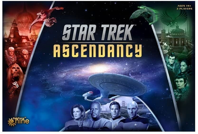 Настільної гри Star Trek: Ascendancy (Зоряний шлях: Влада) (EN), для 3-3 гравців, час гри > 60хв. - KUBIX