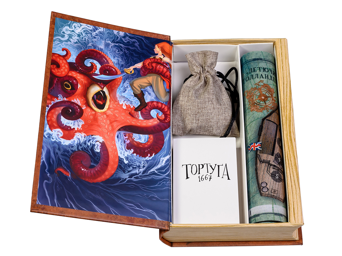 Настольная игра Тортуга 1667 (Tortuga 1667), бренду Игромаг, для 2-9 гравців, час гри < 30мин. - 3 - KUBIX 