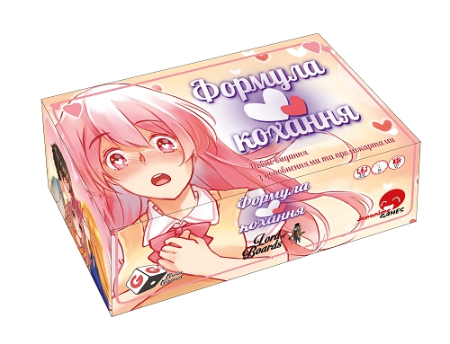 Настольная игра Формула любви (Love Formula), бренду Lord of Boards, для 1-4 гравців, час гри < 30мин. - KUBIX