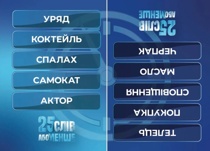 Настільна гра 25 слів або менше, бренду Gamesly, для 4-12 гравців, час гри < 30хв. - 3 - KUBIX 