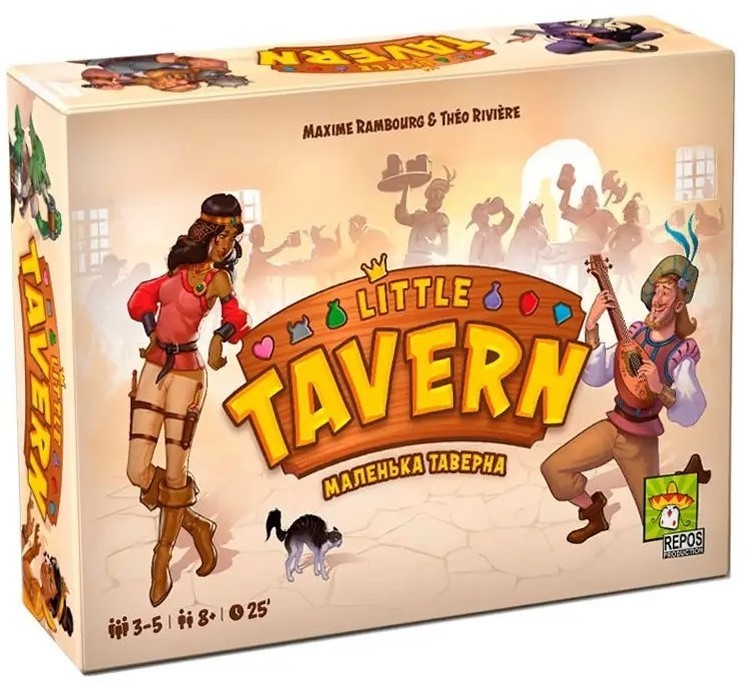 Настольная игра Маленькая таверна (Little Tavern), бренду Бельвиль, для 3-5 гравців, час гри < 30мин. - KUBIX