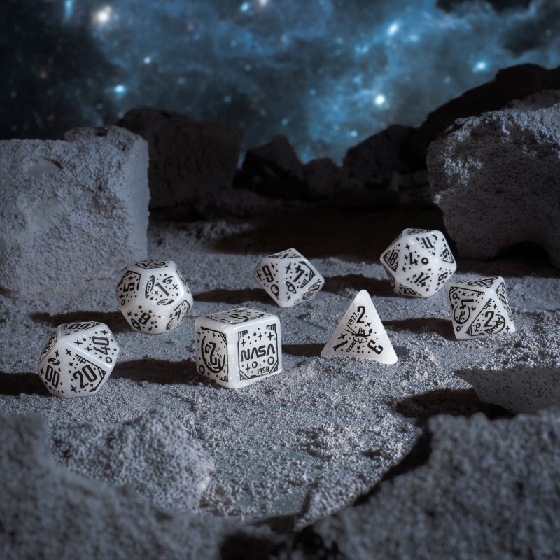 Набор кубиков Space Dice Set: Apollo (7), бренду Q-Workshop - 2 - KUBIX 