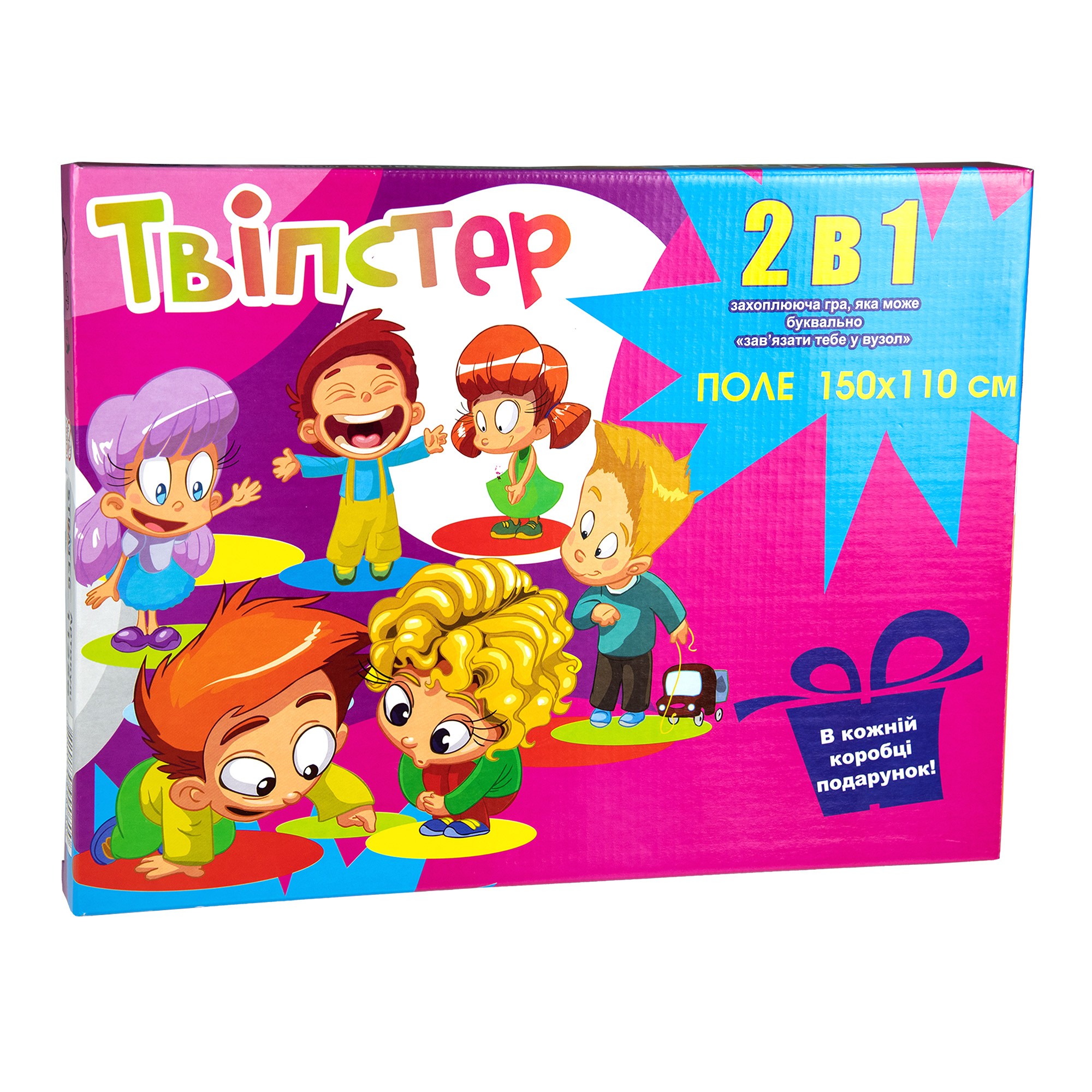 Настольная игра Твипстер 2 в 1 (Twipstep 2 in 1), бренду Strateg, для 2-12 гравців, час гри < 30мин. - KUBIX