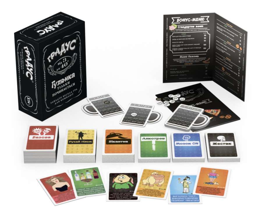 Настольная игра Градус, бренду Bombat Game, для 3-12 гравців, час гри < 30мин. - 3 - KUBIX 