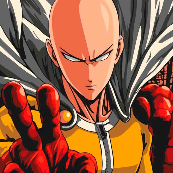 Картина по номерам One-Punch Man (40х40 см), бренду Art Craft - KUBIX