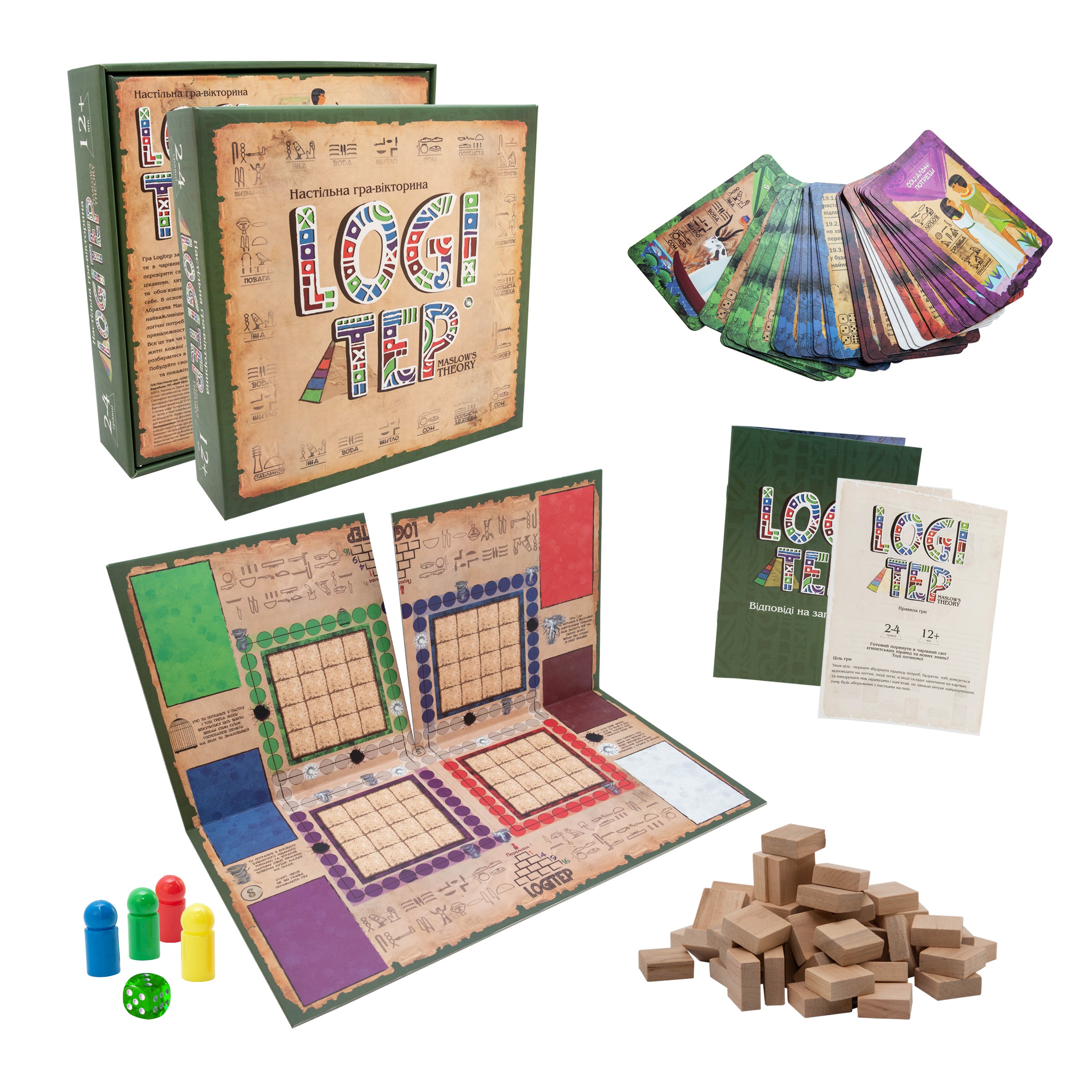 Настольная игра Logi tep, бренду Strateg, для 2-4 гравців, час гри < 30мин. - 3 - KUBIX 