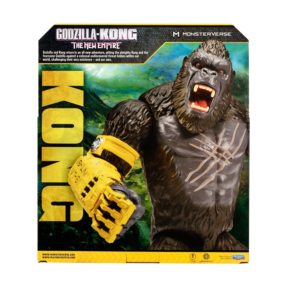 Фігурка GODZILLA X KONG – КОНГ ГІГАНТ ЗІ СТАЛЕВОЮ ЛАПОЮ (28 cm), бренду Godzilla vs. Kong - 5 - KUBIX 