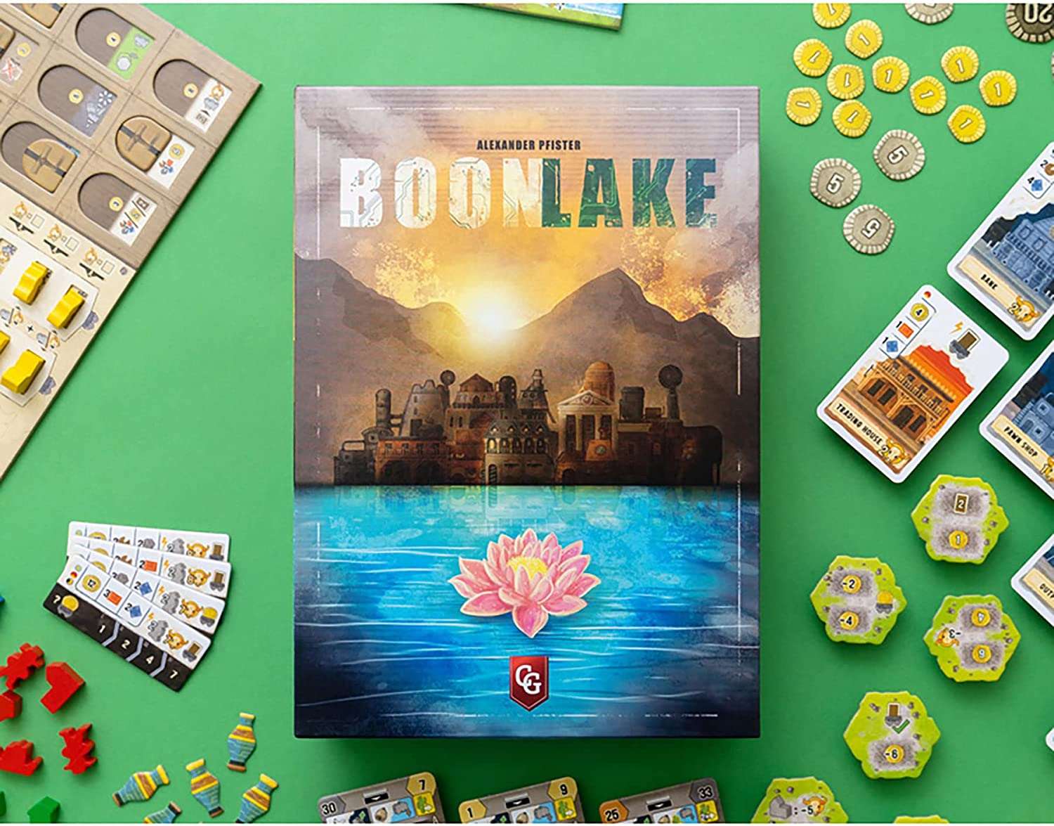 Настільна гра Благодатне озеро (Boonlake) (EN), бренду Capstone Games, для 1-4 гравців, час гри > 60хв. - 5 - KUBIX 