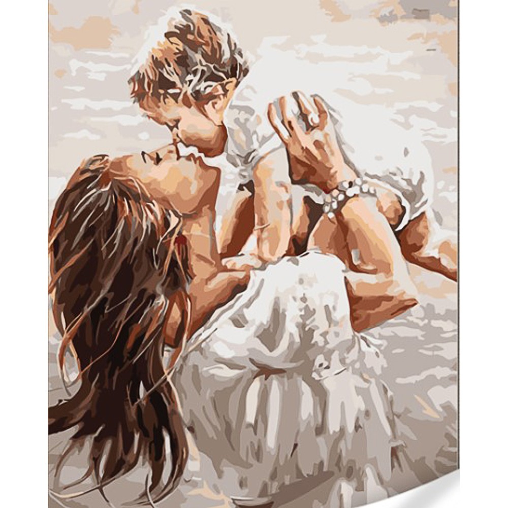 Картина за номерами Радість материнства (40х50), бренду Strateg - KUBIX