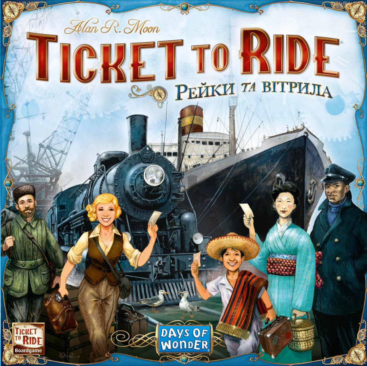 Настільна гра Квиток на потяг: Рейки та вітрила (Ticket to Ride: Rails & Sails), бренду Lord of Boards, для 2-5 гравців, час гри > 60хв. - 6 - KUBIX 