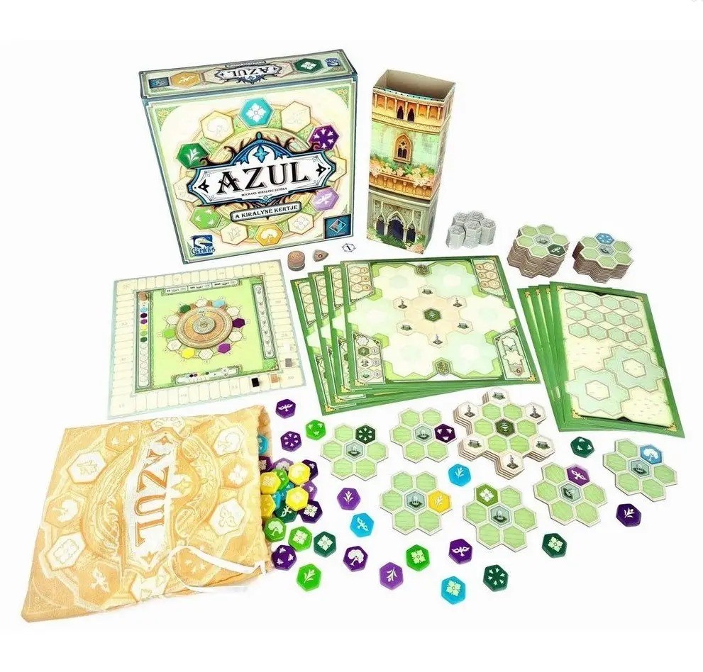 Настольная игра Азул. Сад королевы (Azul Queen's Garden), бренду Next Move Games, для 2-4 гравців, час гри < 30мин. - 3 - KUBIX 