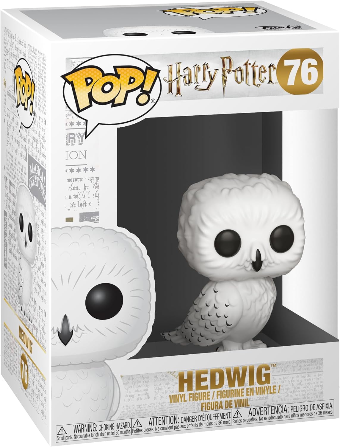 Игровая фигурка FUNKO POP! Сова Гедвига (Hedwig) Harry Potter #76, бренду Funko - 3 - KUBIX 