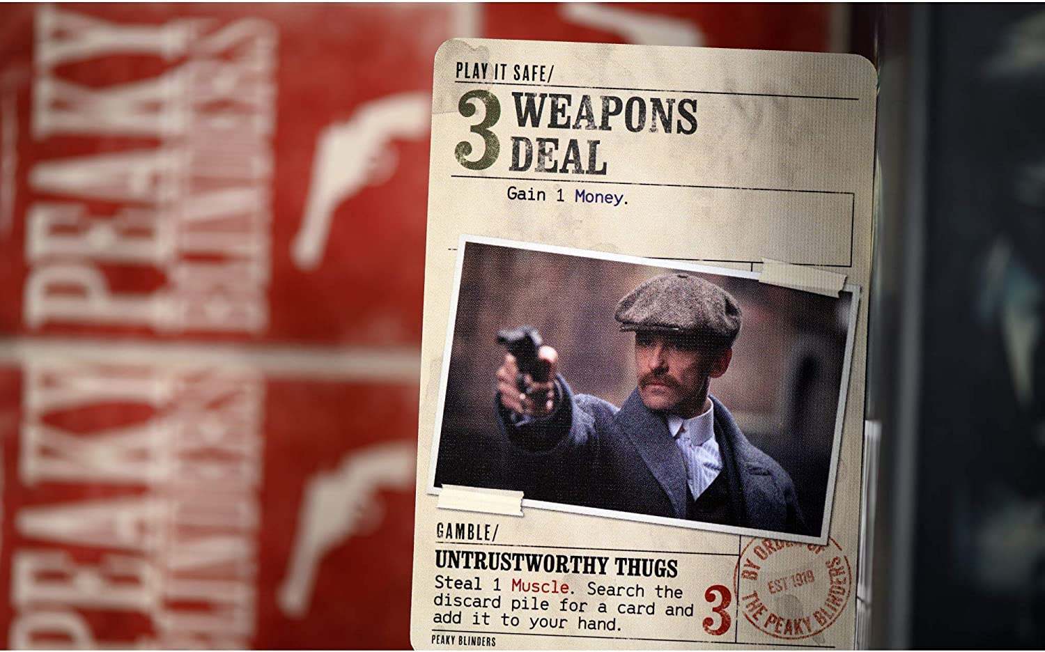 Настільна гра Peaky Blinders: Faster than Truth (Гострі Картузи: Швидше ніж Правда) (EN), бренду Steamforged Games Ltd., для 3-6 гравців, час гри < 30хв. - 12 - KUBIX 