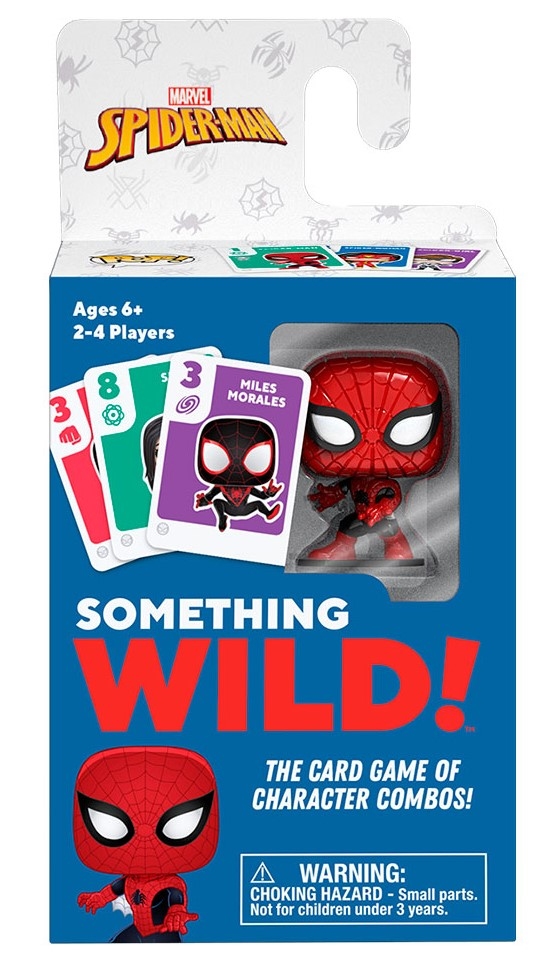 Настільна гра Funko Something Wild: Marvel. Spider-Man (Людина-павук), бренду Funko, для 2-4 гравців, час гри < 30хв. - KUBIX