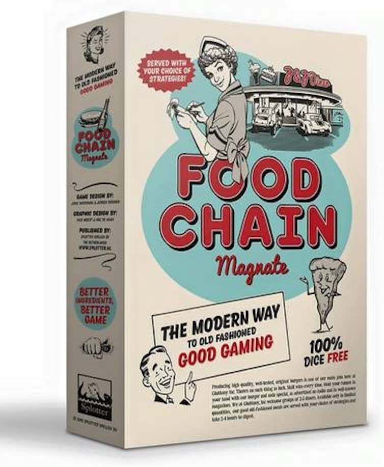 Настільна гра Food Chain Magnate (ФастФуд Магнат) (EN), для 2-5 гравців, час гри > 60хв. - KUBIX