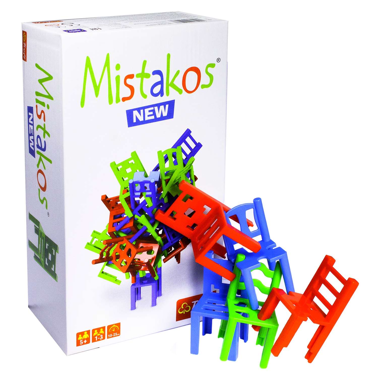 Настільна гра Mistakos: Стільчики, бренду Trefl, для 1-3 гравців, час гри < 30хв. - 3 - KUBIX 