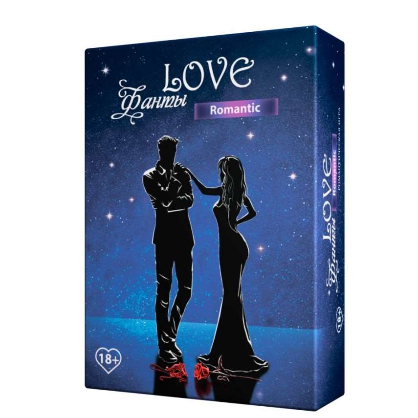 Настольная игра LOVE фанты Романтик (RU), бренду Bombat Game, для 2-2 гравців, час гри < 30мин. - KUBIX