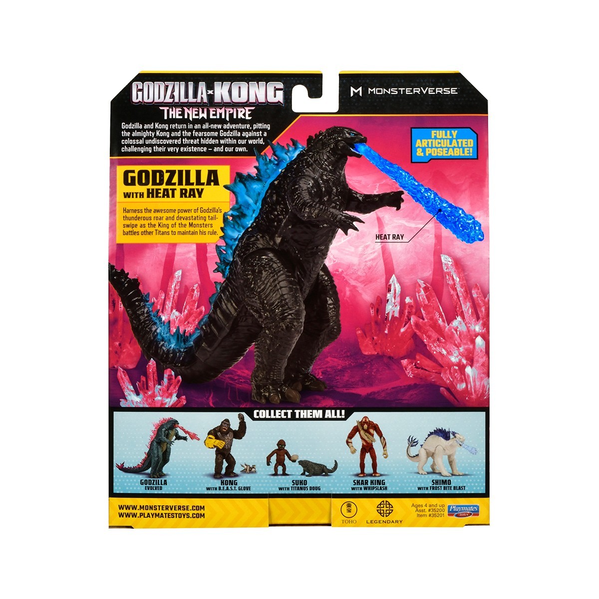 Фігурка GODZILLA X KONG – ҐОДЗІЛЛА (15 cm), бренду Godzilla vs. Kong - 5 - KUBIX 