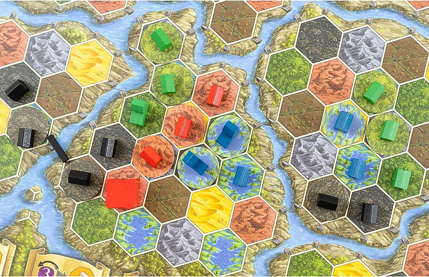 Настольная игра Terra Mystica: Big Box (Террамистика Большая коробка) (EN), для 1-5 гравців, час гри < 30мин. - 7 - KUBIX 