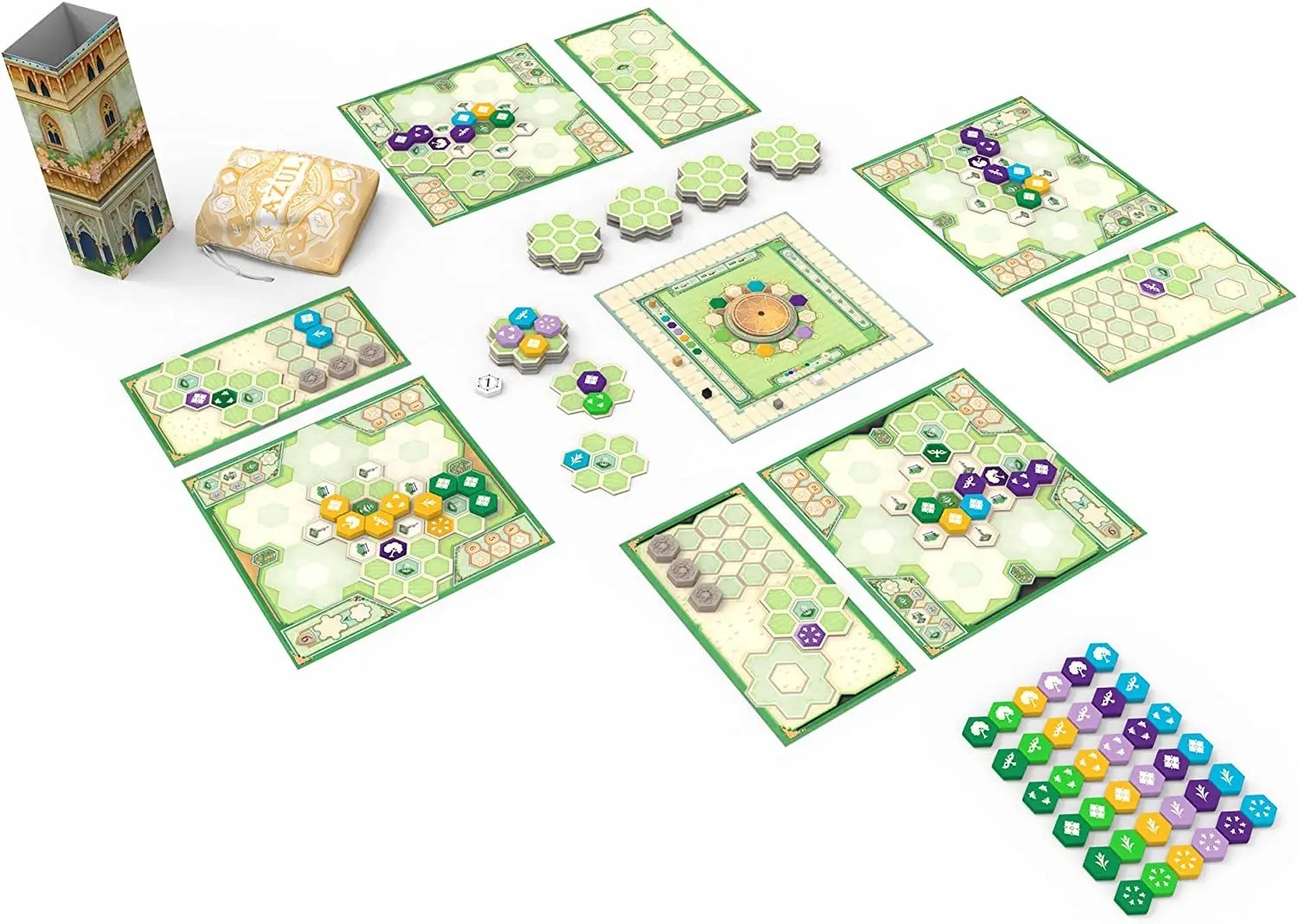 Настільна гра Азул. Сад королеви (Azul Queen's Garden), бренду Next Move Games, для 2-4 гравців, час гри < 30хв. - 5 - KUBIX 