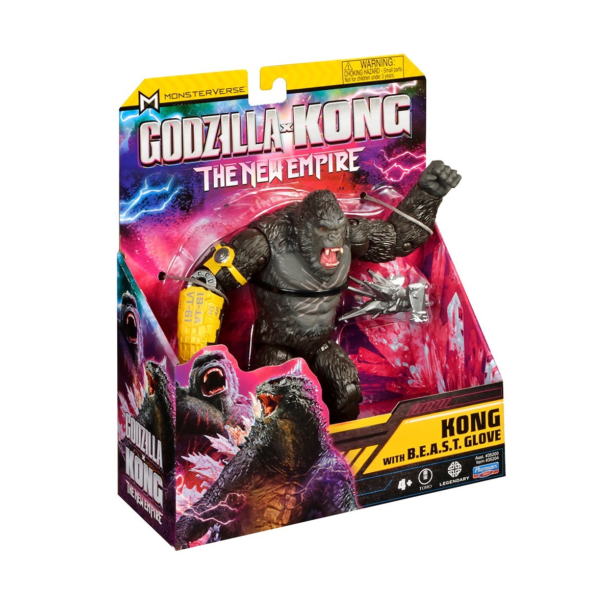 Фігурка GODZILLA X KONG – КОНГ ЗІ СТАЛЕВОЮ ЛАПОЮ (15 cm), бренду Godzilla vs. Kong - 4 - KUBIX 