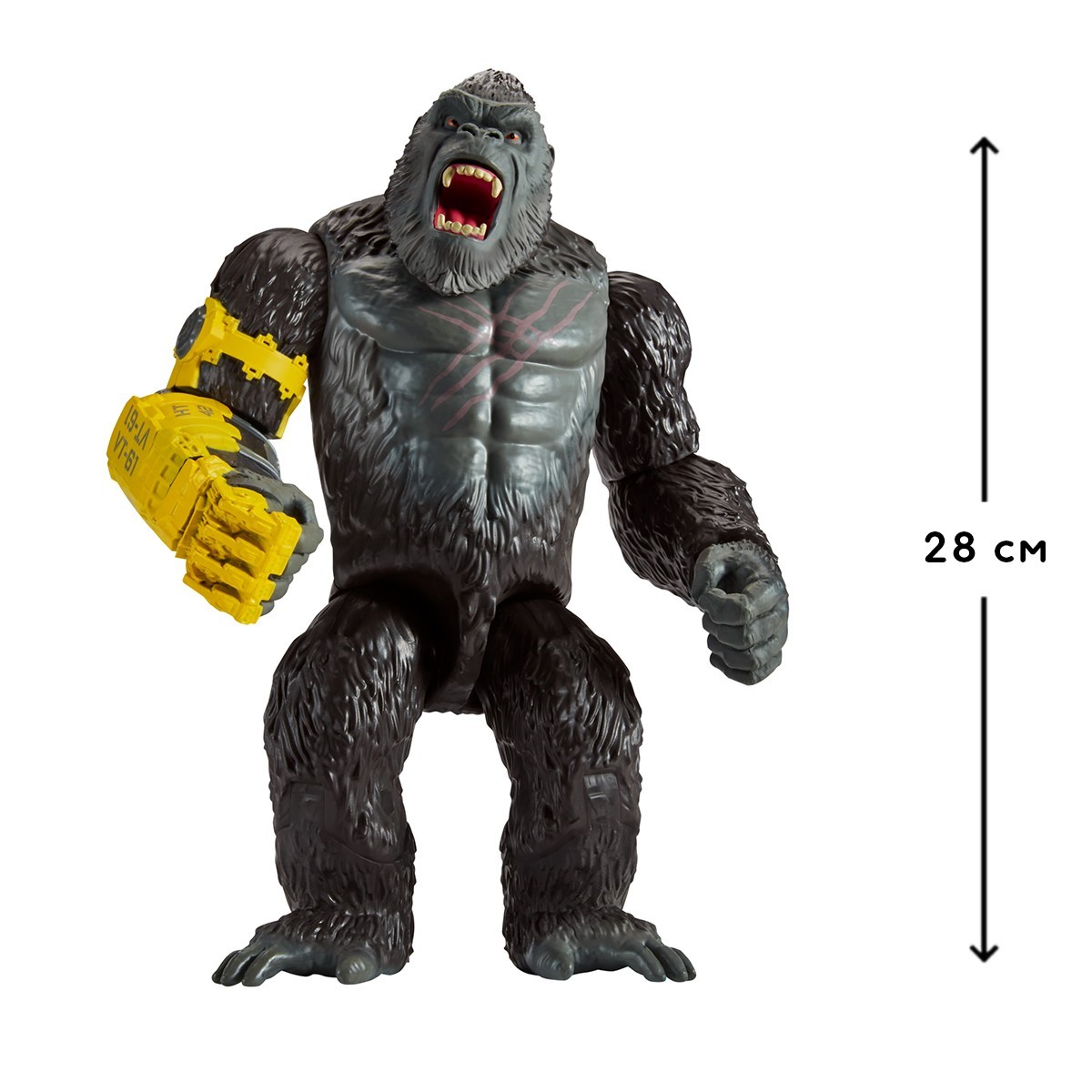 Фігурка GODZILLA X KONG – КОНГ ГІГАНТ ЗІ СТАЛЕВОЮ ЛАПОЮ (28 cm), бренду Godzilla vs. Kong - 2 - KUBIX 