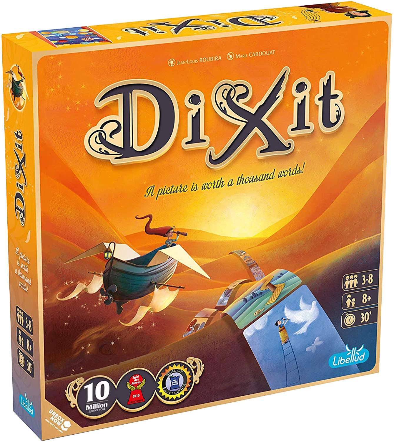 Настільна гра Діксіт (Dixit), бренду Ігромаг, для 3-8 гравців, час гри < 30хв. - KUBIX