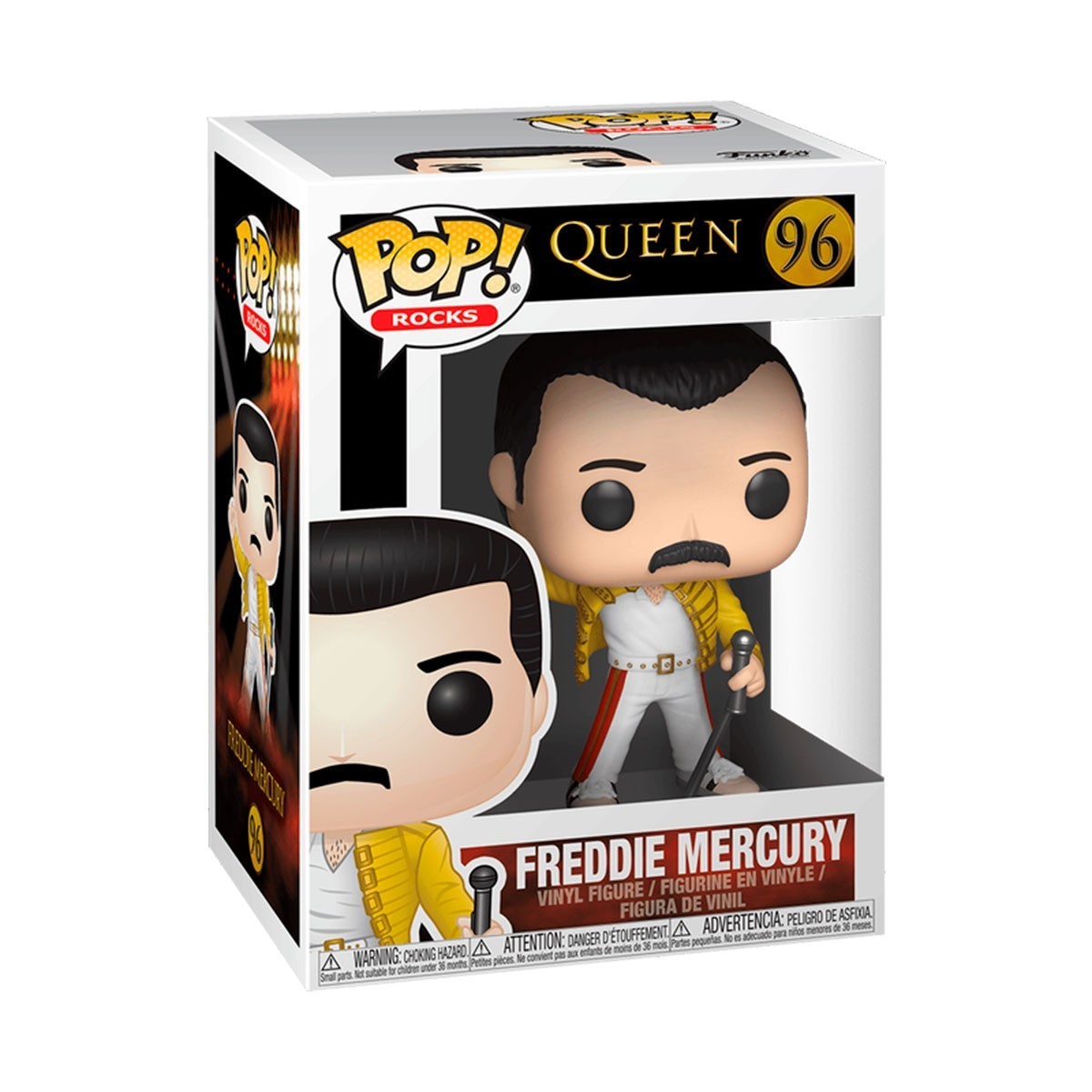 Игровая фигурка FUNKO POP! ФРЕДИ МЕРКЬЮРИ (Freddie Mercury): Queen #96, бренду Funko - 5 - KUBIX 