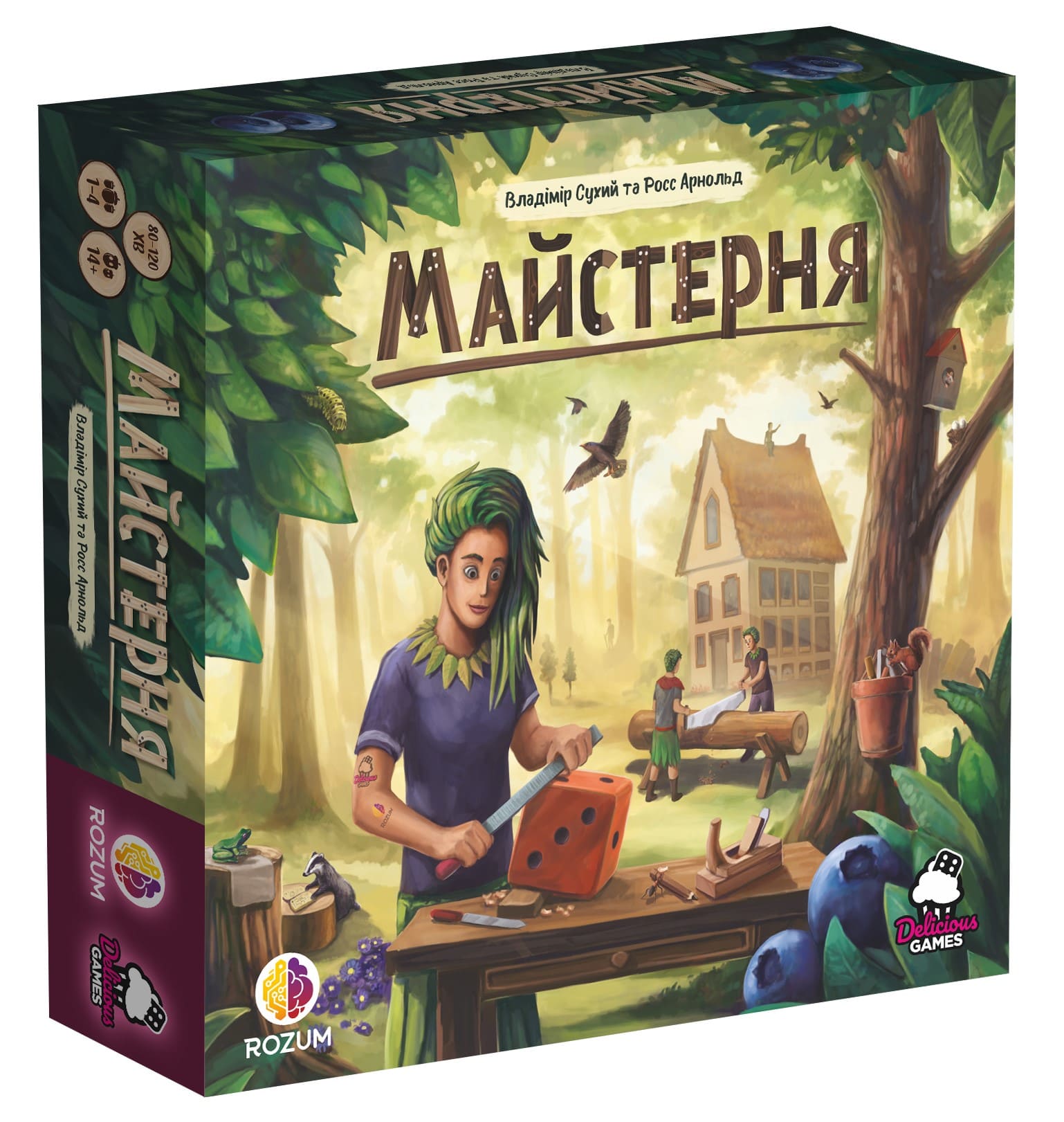 Настільної гри Майстерня (Woodcraft) , бренду Rozum, для 1-4 гравців, час гри > 60хв. - KUBIX