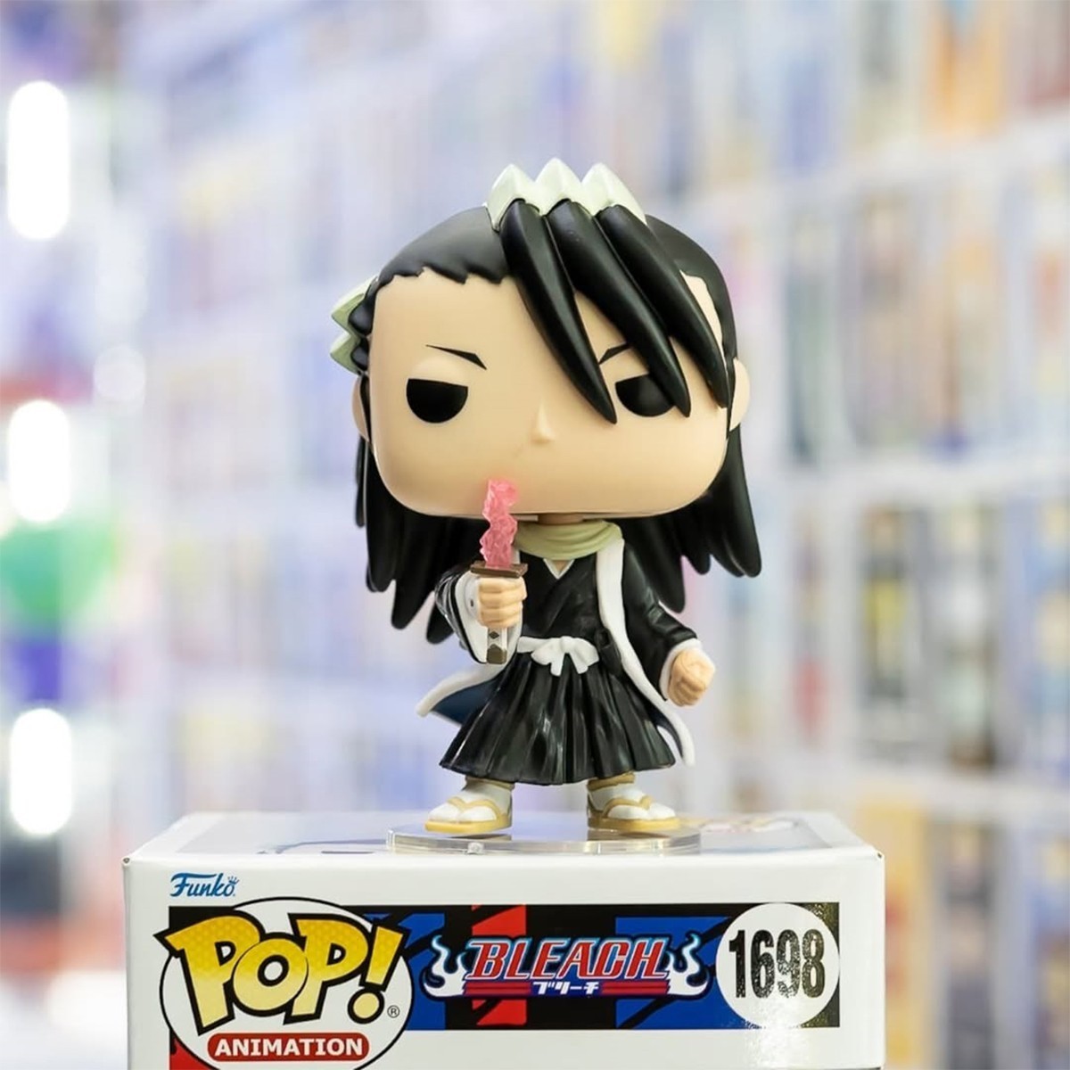 Ігрова фігурка Funko POP! Б'якуя Кучікі (Byakuya Kuchiki) Bleach: #1698, бренду Funko - 2 - KUBIX 