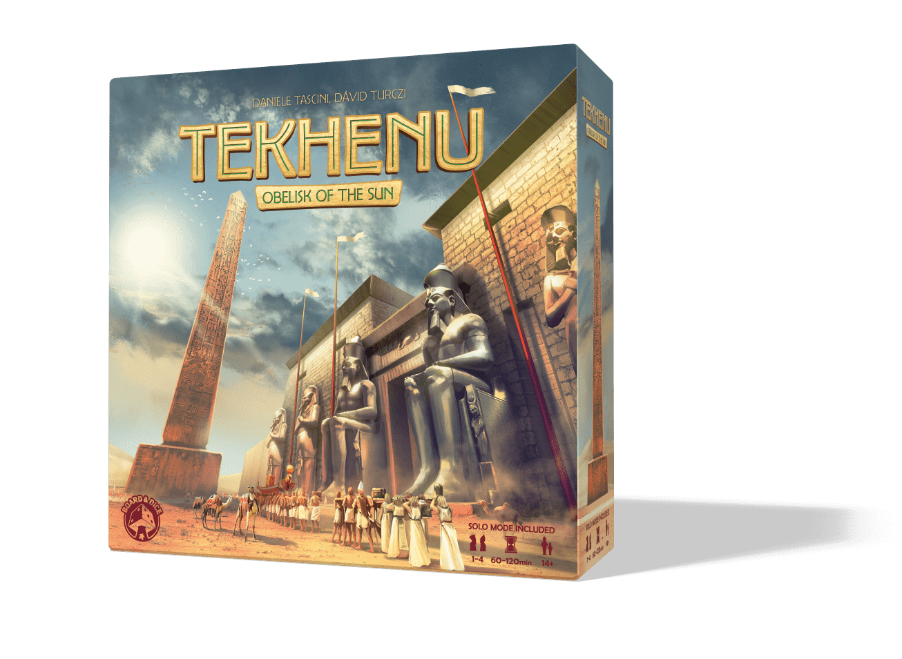 Настольная игра Tekhenu: Obelisk of the Sun (Текхена: Обелиск солнца) (EN), бренду Board and Dice, для 1-4 гравців, час гри < 60мин. - KUBIX