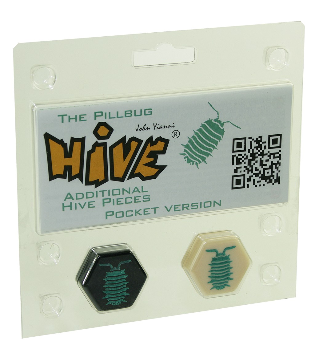 Настільна гра Вулик: Кишенькова Мокриця (Hive: The Pillbug Expansion for Hive Pocket), бренду Gen42, для 2-2 гравців, час гри < 30хв. - KUBIX
