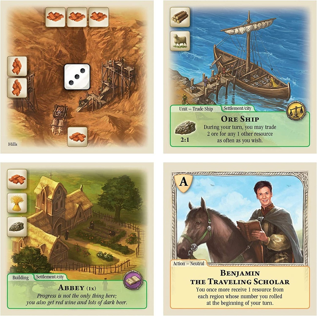 Настольная игра Rivals for Catan: Deluxe (Колонизаторы. Князья Катана. Делюкс) (EN), для 2-2 гравців, час гри < 60мин. - 3 - KUBIX 