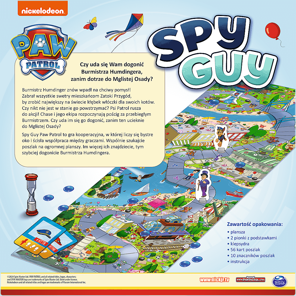 Настольная игра Шпион. Щенячий патруль (Spy Guy. Paw Patrol), бренду Trefl, для 1-4 гравців, час гри < 30мин. - 3 - KUBIX 