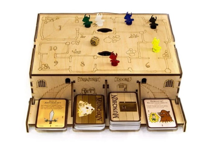 Настільна гра Органайзер для настільної гри Манчкін (Organizer Box for boardgame Munchkin), бренду Tower Rex - 5 - KUBIX 