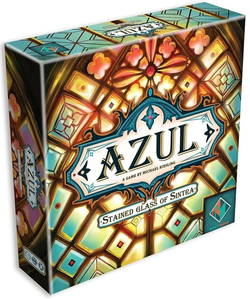 Настільна гра Азул. Вітражі Сінтри (Azul: Stained Glass of Sintra), бренду Next Move Games, для 2-4 гравців, час гри < 30хв. - KUBIX