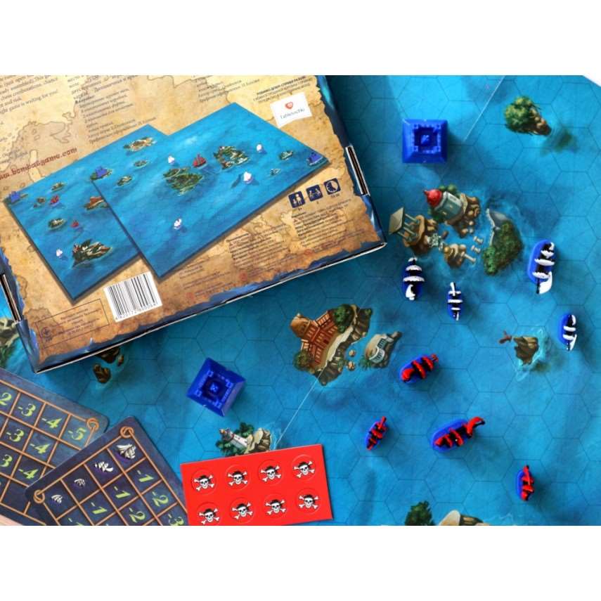 Настольная игра Морской бой, бренду Bombat Game, для 2-2 гравців, час гри < 30мин. - 2 - KUBIX 