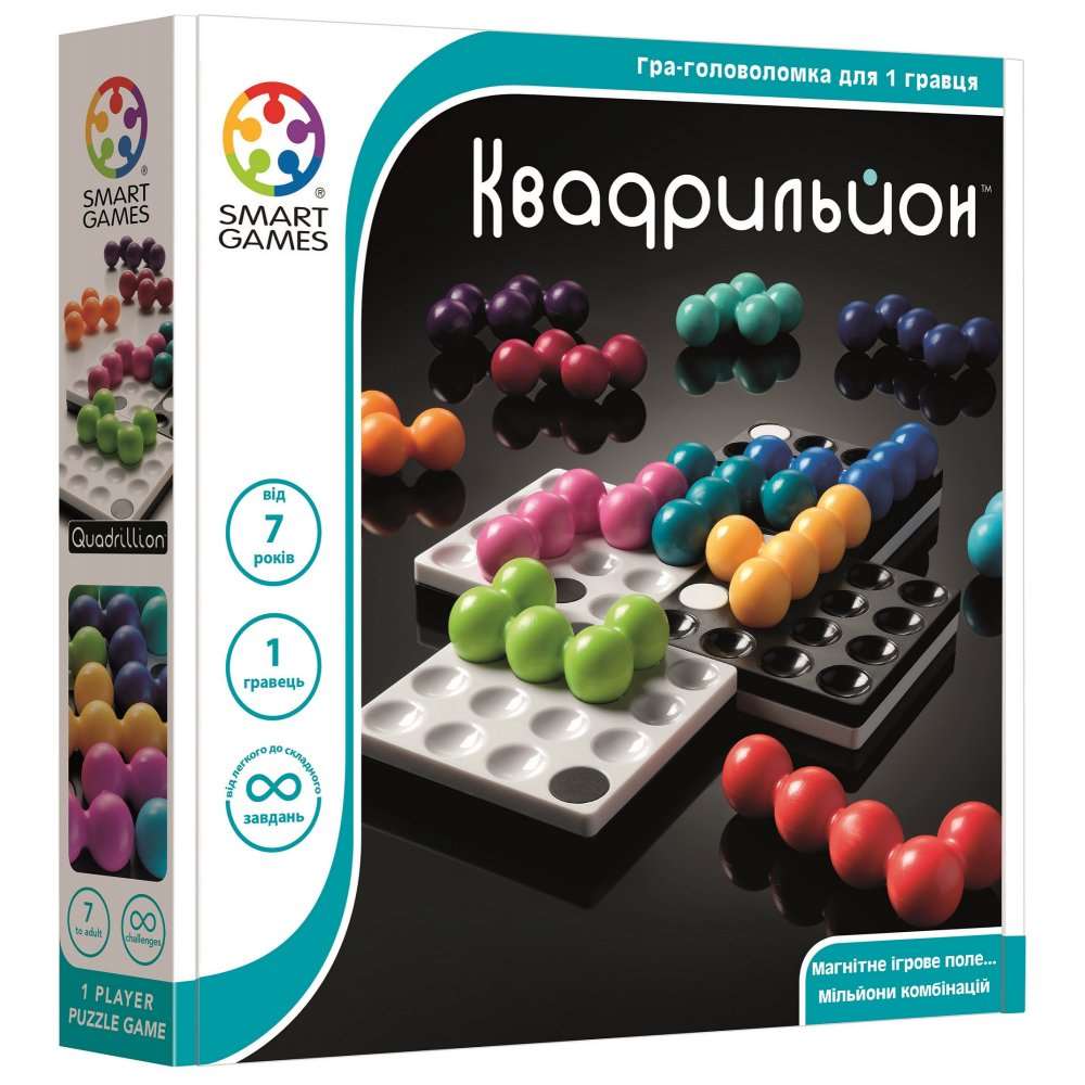 Настольная игра Квадриллион (Quadrillion), бренду Smart Games, для 1-1 гравців - KUBIX