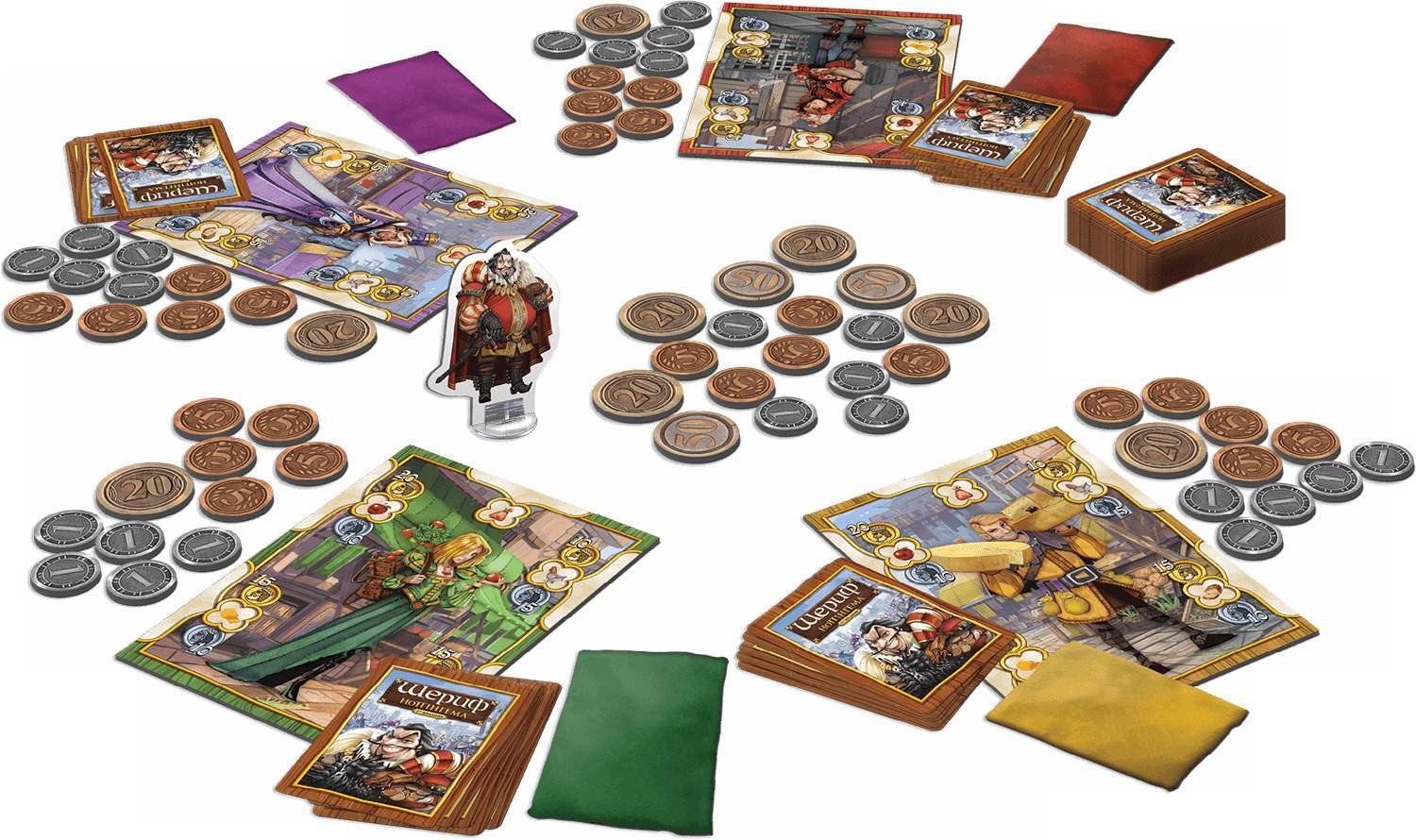 Настольная игра Шериф Ноттингема 2-е издание (Sheriff of Nottingham: 2nd Edition), бренду Games 7Days, для 3-6 гравців, час гри > 60мин. - 2 - KUBIX 