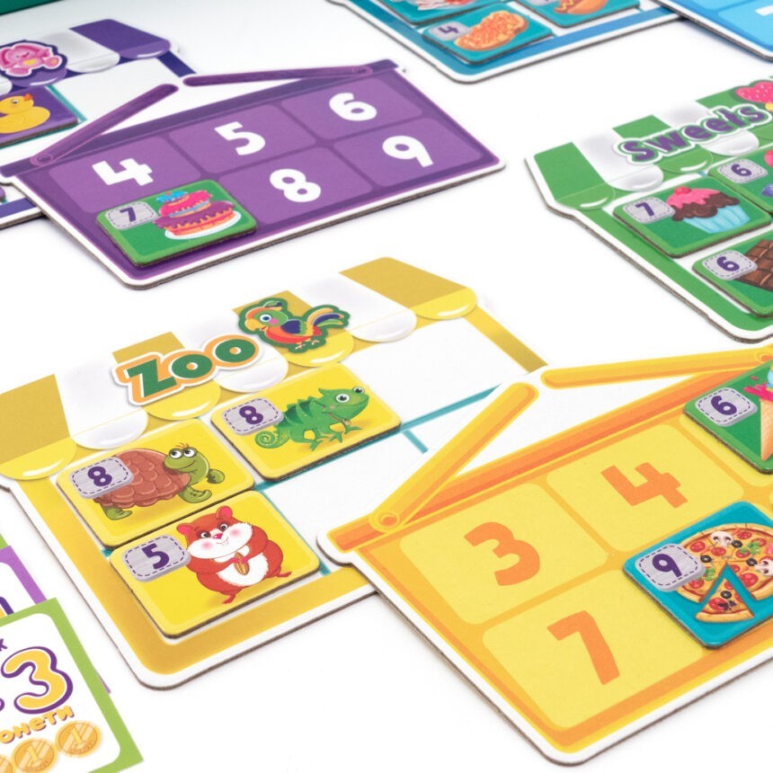Настольная игра Шоппинг (Play Shopping), бренду Vladi Toys, для 2-4 гравців, час гри < 30мин. - 4 - KUBIX 