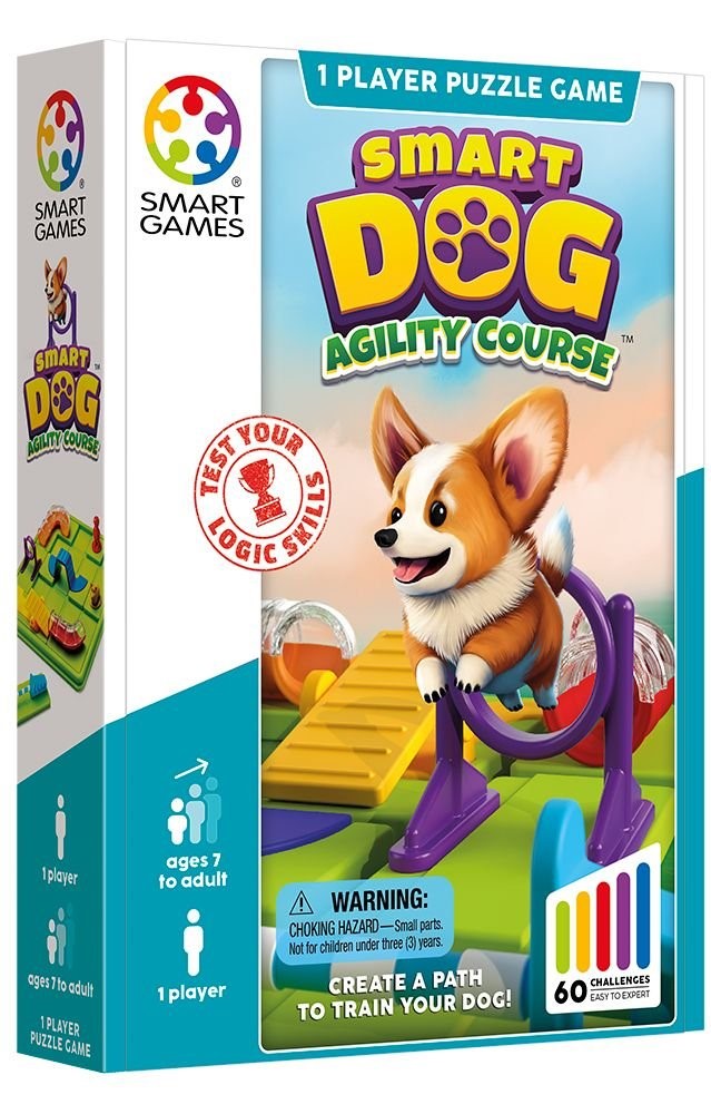 Настільна гра Розумний пес (Smart Dog), бренду Smart Games, для 1-1 гравців, час гри < 30хв. - KUBIX