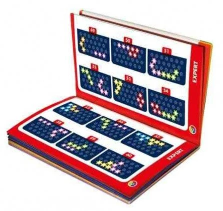 Настільна гра IQ Зірки (IQ-Stars), бренду Smart Games, для 1-1 гравців, час гри < 30хв. - 3 - KUBIX 
