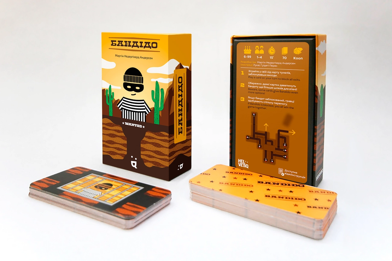 Настольная игра Бандидо (Bandido), бренду Pakufuda, для 1-4 гравців, час гри < 30мин. - 3 - KUBIX 