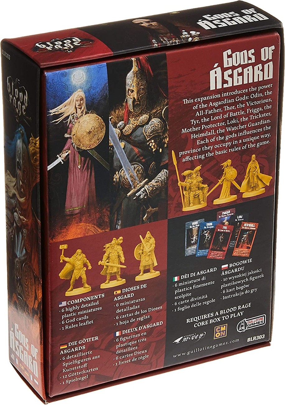 Настольная игра Кровь и ярость: боги Асгарда (Blood Rage. Gods of Asgard) (EN), бренду CMON Limited, для 2-4 гравців, час гри > 60мин. - 3 - KUBIX 