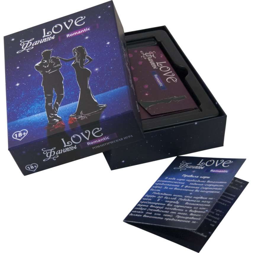 Настольная игра LOVE фанты Романтик (RU), бренду Bombat Game, для 2-2 гравців, час гри < 30мин. - 3 - KUBIX 
