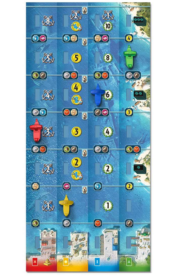 Настольная игра 7 Wonders 2nd edition: Armada (EN), бренду Asmodee, для 3-7 гравців, час гри < 60мин. - 5 - KUBIX 